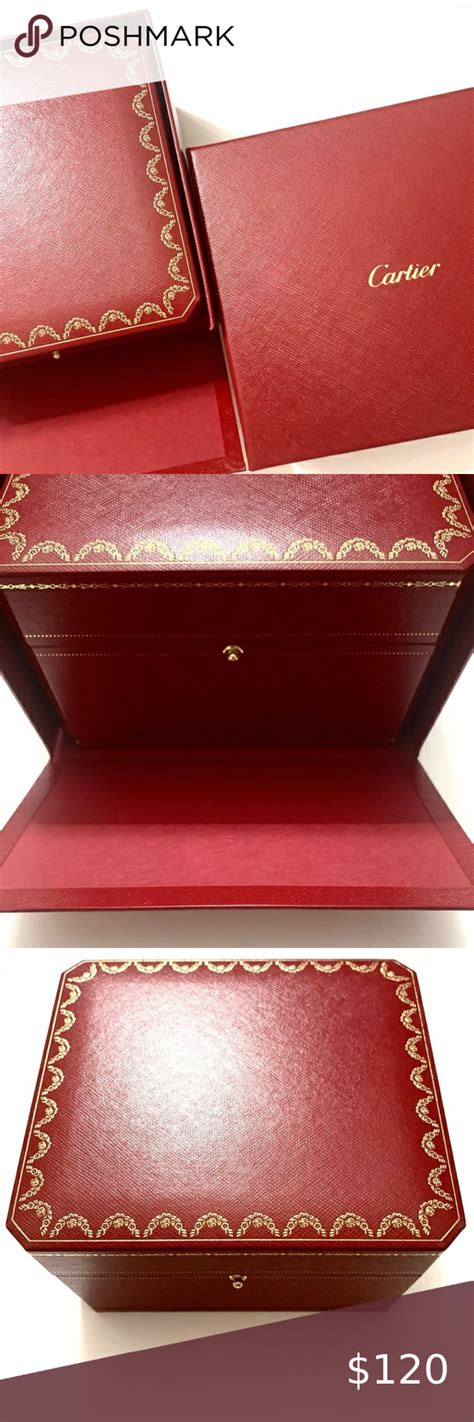 cartier jewelry box|authentic cartier watch box.